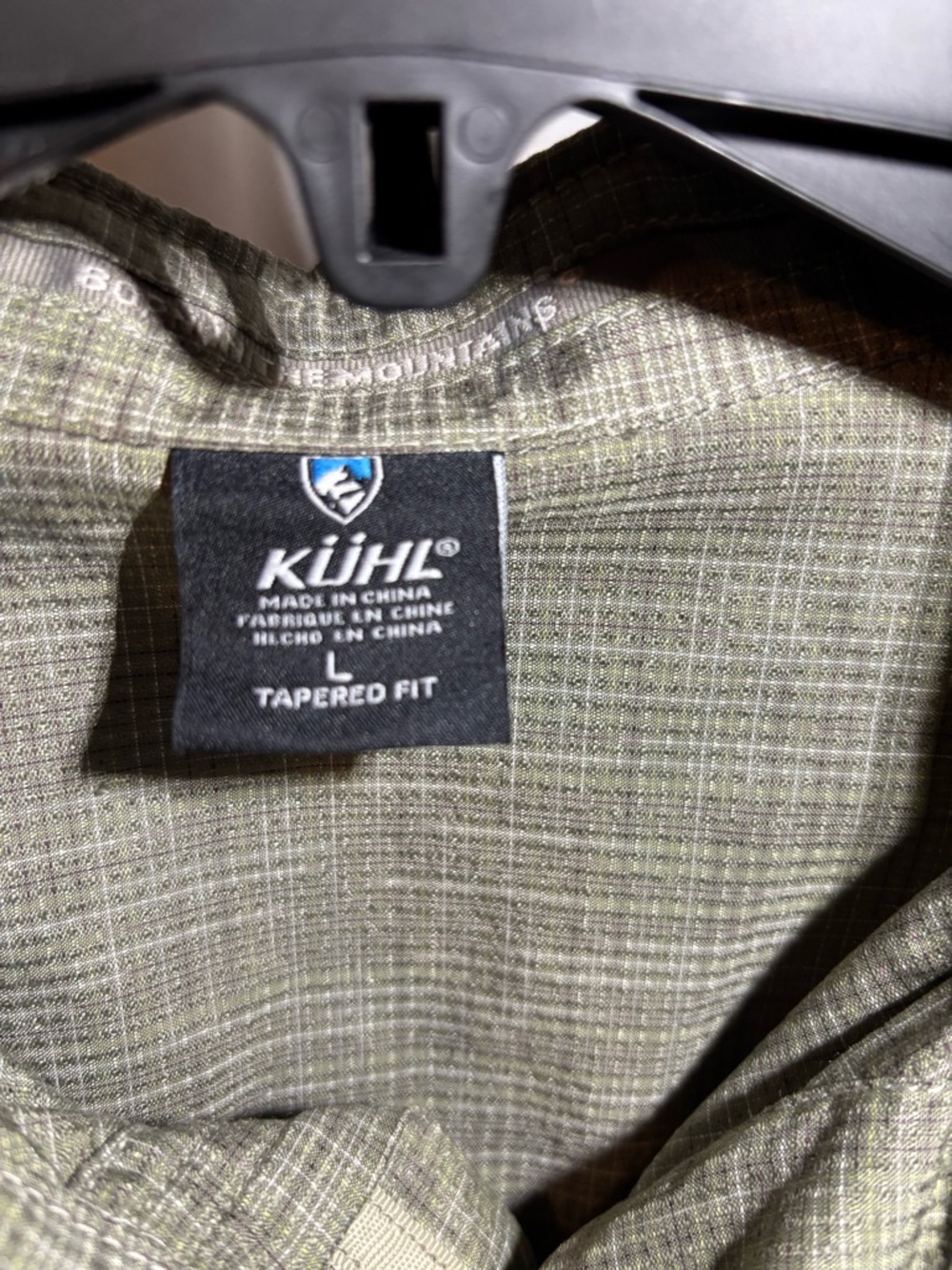 Kuhl Olive Green Plaid Short-Sleeve Button-Down Shirt - Picture 6 of 13